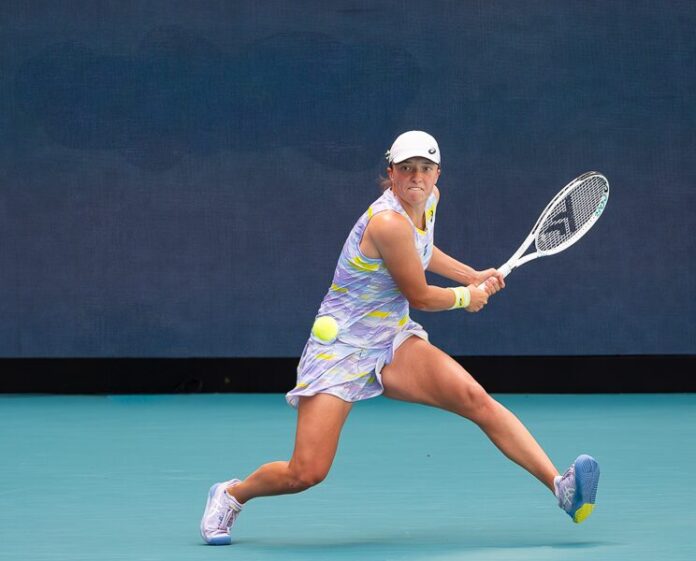 Swiatek at the Miami Open