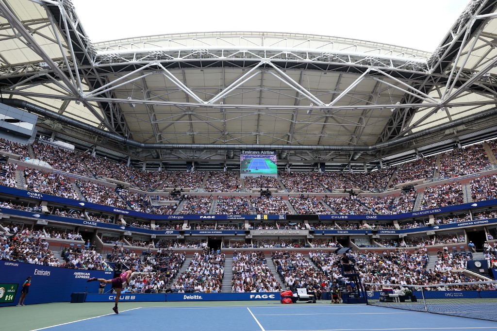 US Open Stadium Tennis Match Play