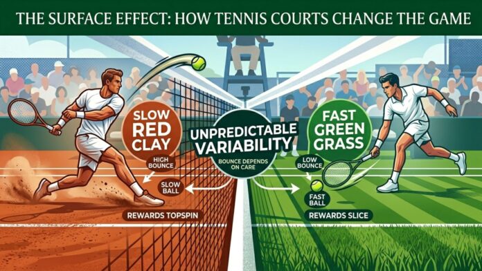Understanding Tennis Court Surfaces and why they are important