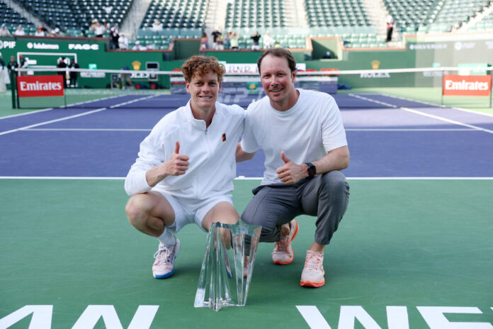 Tennis Star Jannik Sinner and His Agent Alex Vittur