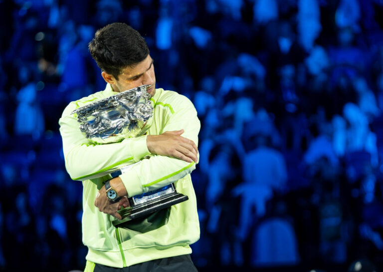 Alcaraz beats Djokovic in four sets to win Australian Open 2026