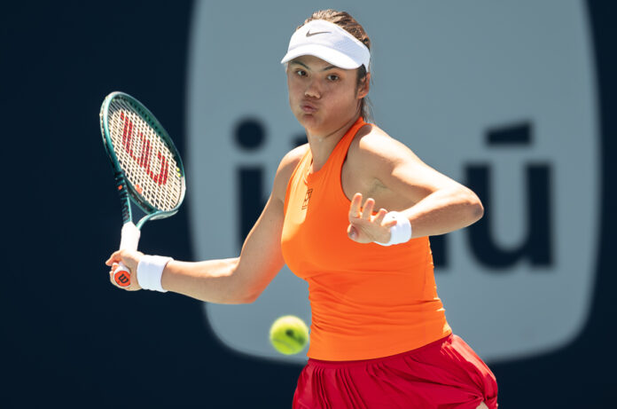 Tennis Player Emma Raducanu at Miami Open 2025