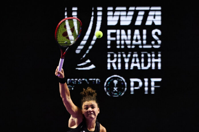 Italy's Jasmine Paolini WTA Finals in Riyad