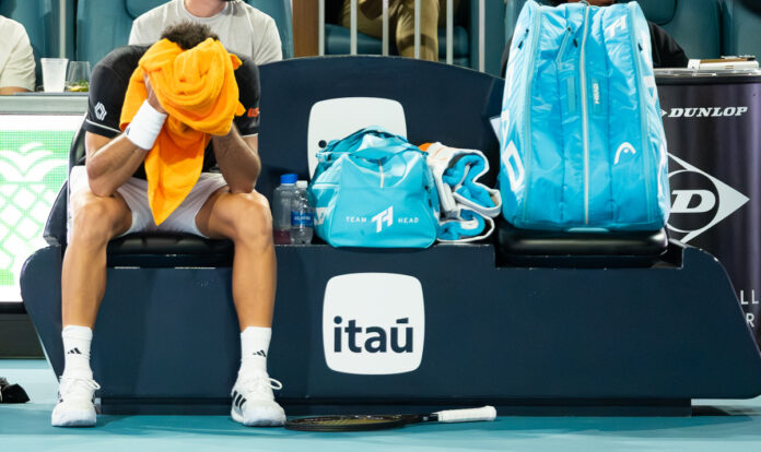 Fransisco Cerundolo from Argentina at the Miami Open 2026