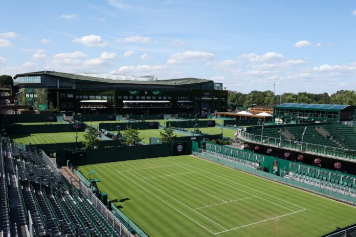 Wimbledon Center Court during the day