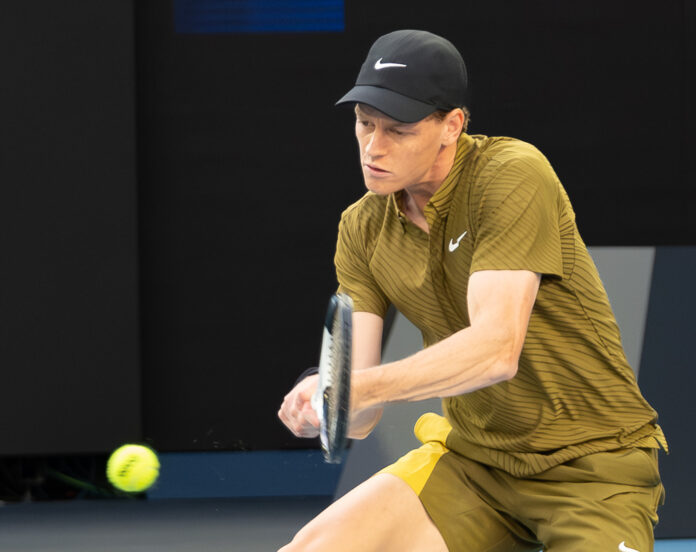 Jannik Sinner Return Volley at the Australian Open 2026