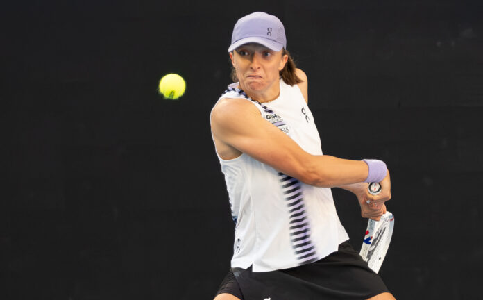Iga Swiatek at the Australian Open 2026