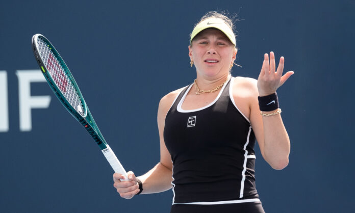 Amanda Anisimova at the Miami Open 2026