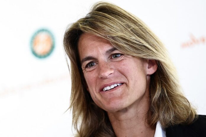 Roland-Garros Open tennis tournament's director Amelie Mauresmo