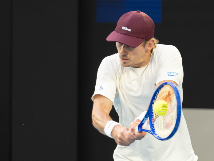Alex De Minaur at the Australian Open 2026