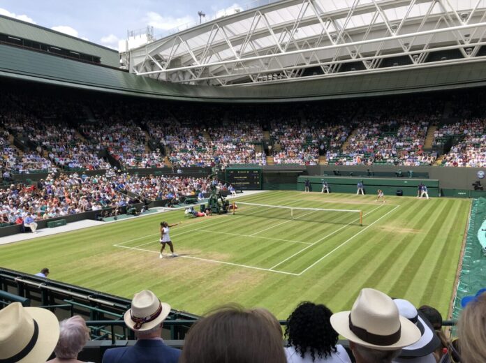 Serena Williams at Wimbledon in 2019