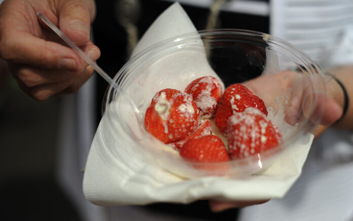 Strawberries at Wimbledon