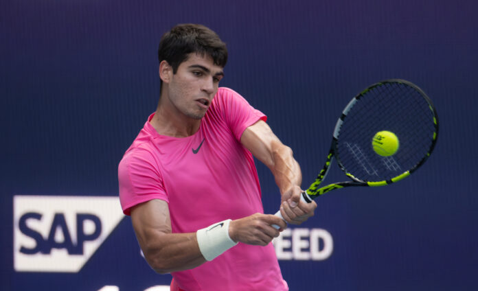 Carlos Alcaraz at the Miami Open