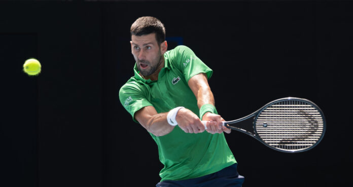 Novak Djokovic looks to it a return at the Australian Open 2026