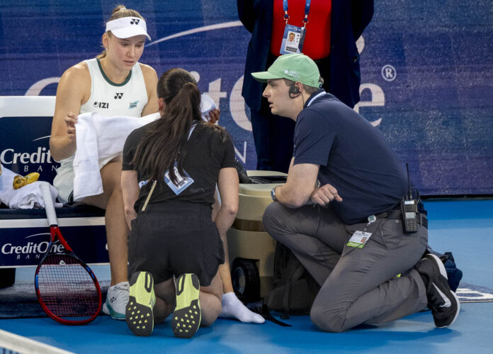 Rybakina discusses ankle injury at the Cincinnati Open 2026