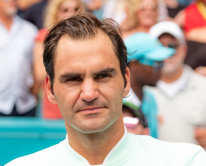 Roger federer at his last Miami Open
