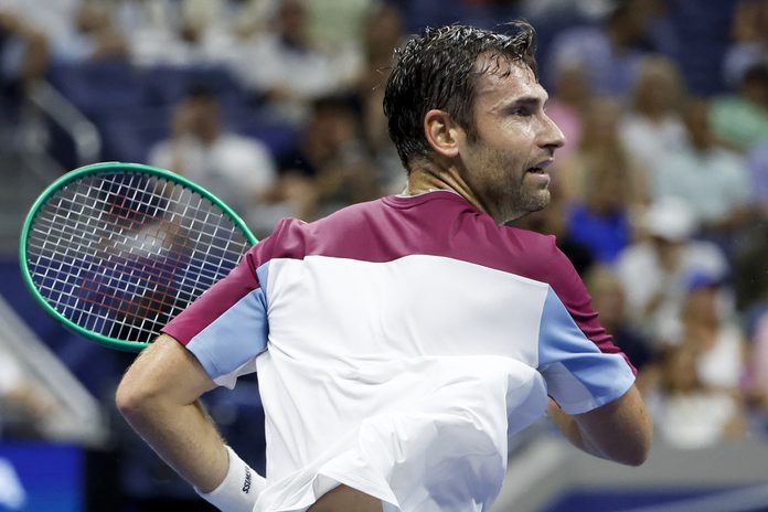 Quentin Halys of France at the US Open