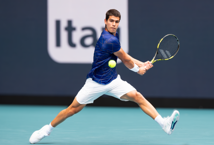 carlos alcaraz at the miami open