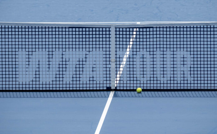 WTA Tour net at the Cincinnati Open