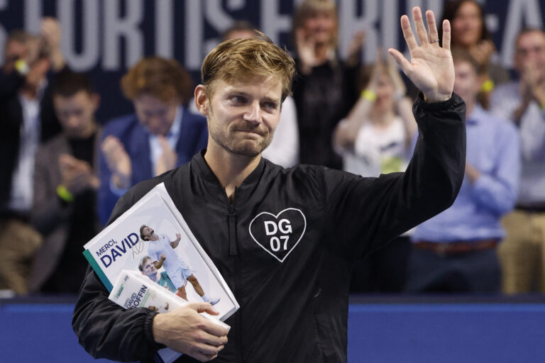 Goffin Hit Four Aces in One Game of His Last Match, and Michelsen Still Closed Out His Career in Brussels