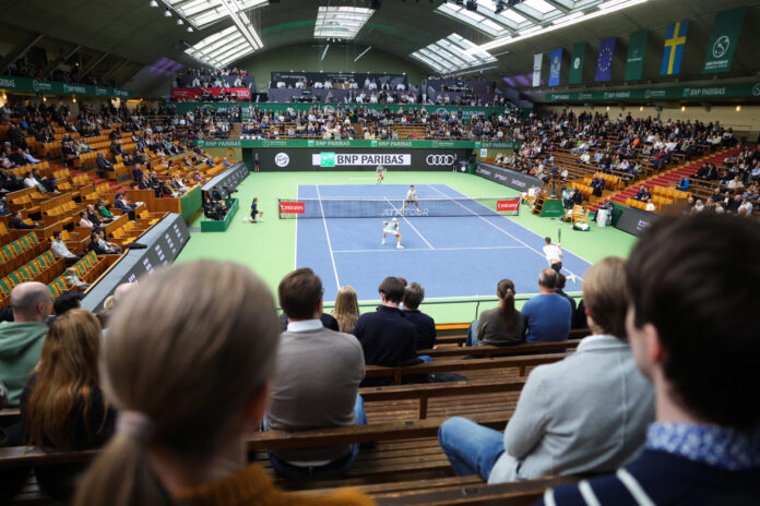 Tennis Court at the Stockholm Open